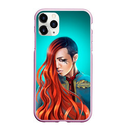 Чехол iPhone 11 Pro матовый Big Bang: G-Dragon, цвет: 3D-розовый