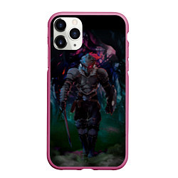 Чехол iPhone 11 Pro матовый Убийца гоблинов - Рыцарь, цвет: 3D-малиновый