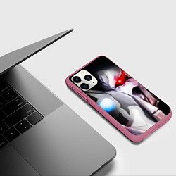 Чехол iPhone 11 Pro матовый Overlord - Ainz Ooal Gown, цвет: 3D-малиновый — фото 2