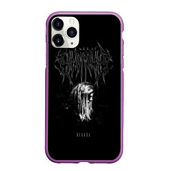 Чехол iPhone 11 Pro матовый Ghostemane, цвет: 3D-фиолетовый