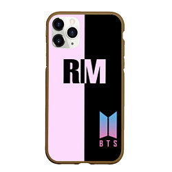 Чехол iPhone 11 Pro матовый BTS RM, цвет: 3D-коричневый