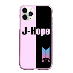 Чехол iPhone 11 Pro матовый BTS J-hope, цвет: 3D-розовый