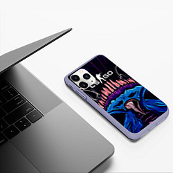Чехол iPhone 11 Pro матовый CS:GO Hyper Beast Skin, цвет: 3D-светло-сиреневый — фото 2