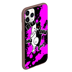 Чехол iPhone 11 Pro матовый MONOKUMA Puhuhuhu, цвет: 3D-коричневый — фото 2