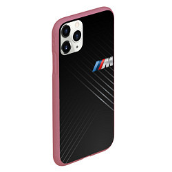 Чехол iPhone 11 Pro матовый BMW, цвет: 3D-малиновый — фото 2