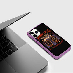 Чехол iPhone 11 Pro матовый Worship Coffee, цвет: 3D-фиолетовый — фото 2