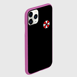 Чехол iPhone 11 Pro матовый UMBRELLA CORP, цвет: 3D-фиолетовый — фото 2