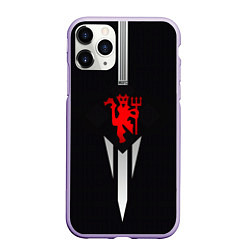 Чехол iPhone 11 Pro матовый MUFC, цвет: 3D-светло-сиреневый