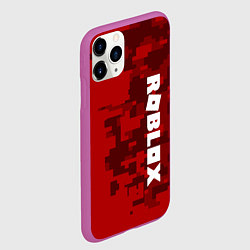 Чехол iPhone 11 Pro матовый ROBLOX: Red Camo, цвет: 3D-фиолетовый — фото 2