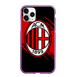 Чехол iPhone 11 Pro матовый ACM 1899, цвет: 3D-фиолетовый