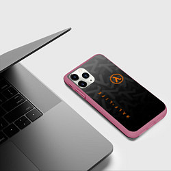 Чехол iPhone 11 Pro матовый Half-Life, цвет: 3D-малиновый — фото 2