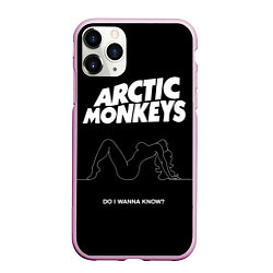 Чехол iPhone 11 Pro матовый Arctic Monkeys: Do i wanna know?, цвет: 3D-розовый