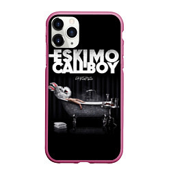 Чехол iPhone 11 Pro матовый Eskimo Callboy: Crystalis, цвет: 3D-малиновый
