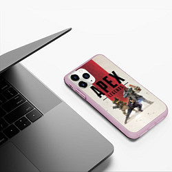 Чехол iPhone 11 Pro матовый Apex Legends, цвет: 3D-розовый — фото 2