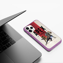 Чехол iPhone 11 Pro матовый Apex Legends, цвет: 3D-фиолетовый — фото 2