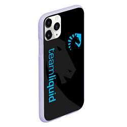 Чехол iPhone 11 Pro матовый TEAM LIQUID, цвет: 3D-светло-сиреневый — фото 2