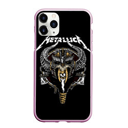 Чехол iPhone 11 Pro матовый Metallica: Hard Metal, цвет: 3D-розовый