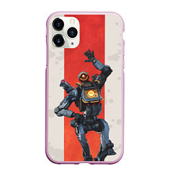 Чехол iPhone 11 Pro матовый Apex Legends: Pathfinder, цвет: 3D-розовый