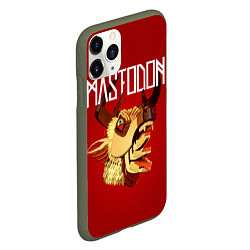 Чехол iPhone 11 Pro матовый Mastodon: Leviathan, цвет: 3D-темно-зеленый — фото 2