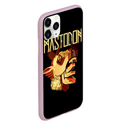 Чехол iPhone 11 Pro матовый Mastodon: Leviathan, цвет: 3D-розовый — фото 2