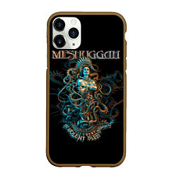 Чехол iPhone 11 Pro матовый Meshuggah: Violent Sleep, цвет: 3D-коричневый