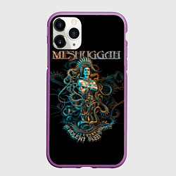 Чехол iPhone 11 Pro матовый Meshuggah: Violent Sleep, цвет: 3D-фиолетовый