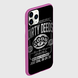 Чехол iPhone 11 Pro матовый AC/DC: Dirty Deeds, цвет: 3D-фиолетовый — фото 2