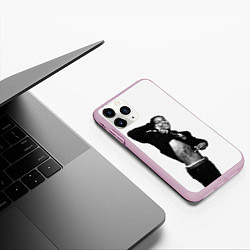 Чехол iPhone 11 Pro матовый ASAP Rocky: White Fashion, цвет: 3D-розовый — фото 2