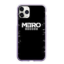Чехол iPhone 11 Pro матовый METRO EXODUS, цвет: 3D-светло-сиреневый
