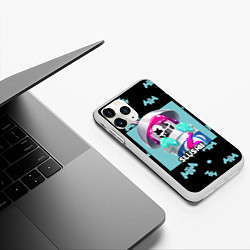 Чехол iPhone 11 Pro матовый Marshmello Slushi, цвет: 3D-белый — фото 2