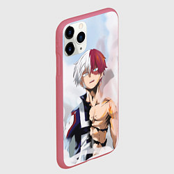 Чехол iPhone 11 Pro матовый Огонь, цвет: 3D-малиновый — фото 2