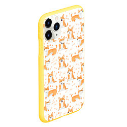 Чехол iPhone 11 Pro матовый Вельш Корги, цвет: 3D-желтый — фото 2