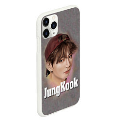 Чехол iPhone 11 Pro матовый BTS JungKook, цвет: 3D-белый — фото 2