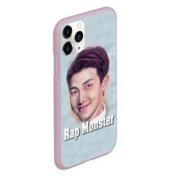 Чехол iPhone 11 Pro матовый BTS Rap Monster, цвет: 3D-розовый — фото 2