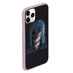 Чехол iPhone 11 Pro матовый Sally Face, цвет: 3D-розовый — фото 2