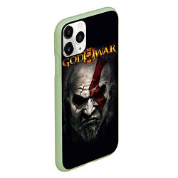 Чехол iPhone 11 Pro матовый God of War, цвет: 3D-салатовый — фото 2