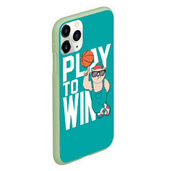 Чехол iPhone 11 Pro матовый Play to win, цвет: 3D-салатовый — фото 2