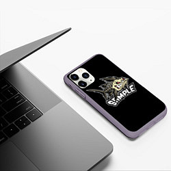 Чехол iPhone 11 Pro матовый Sample Fish, цвет: 3D-серый — фото 2