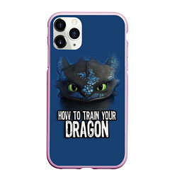 Чехол iPhone 11 Pro матовый How to train your dragon, цвет: 3D-розовый