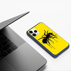 Чехол iPhone 11 Pro матовый The Prodigy: Big Ant, цвет: 3D-тёмно-синий — фото 2