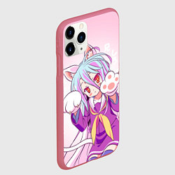 Чехол iPhone 11 Pro матовый No Game No Life, цвет: 3D-малиновый — фото 2