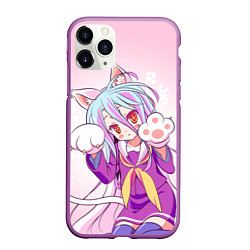 Чехол iPhone 11 Pro матовый No Game No Life, цвет: 3D-фиолетовый