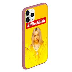 Чехол iPhone 11 Pro матовый Billie Eilish: MyBoi, цвет: 3D-малиновый — фото 2