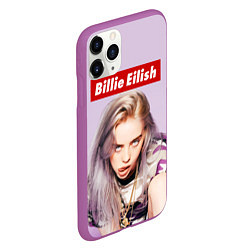 Чехол iPhone 11 Pro матовый Billie Eilish: Bored, цвет: 3D-фиолетовый — фото 2