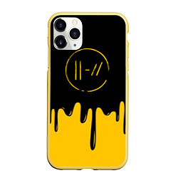 Чехол iPhone 11 Pro матовый 21 Pilots: Liquid Paint, цвет: 3D-желтый
