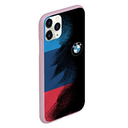 Чехол iPhone 11 Pro матовый BMW, цвет: 3D-розовый — фото 2