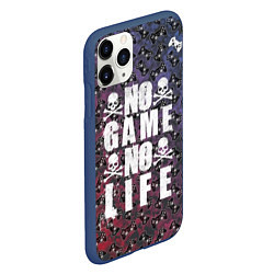 Чехол iPhone 11 Pro матовый No Game No Life, цвет: 3D-тёмно-синий — фото 2