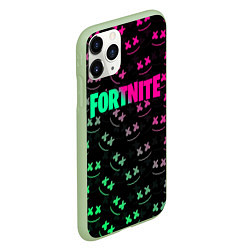 Чехол iPhone 11 Pro матовый FORTNITE x MARSHMELLO, цвет: 3D-салатовый — фото 2