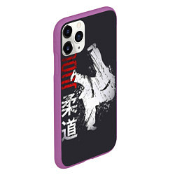 Чехол iPhone 11 Pro матовый Judo Warrior, цвет: 3D-фиолетовый — фото 2