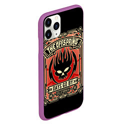 Чехол iPhone 11 Pro матовый The Offspring: Days Go By, цвет: 3D-фиолетовый — фото 2